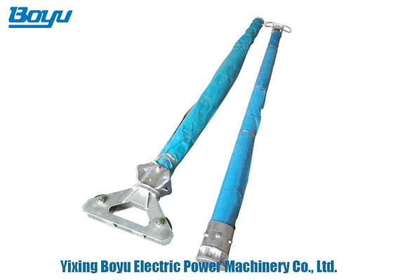 Transmission Line Stringing Tools Inner Suspended Tubular Gin Pole Derricks