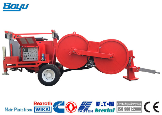 Tension Stringing Equipment Hydraulic Tensioner 1500mm Bull-wheel Diameter
