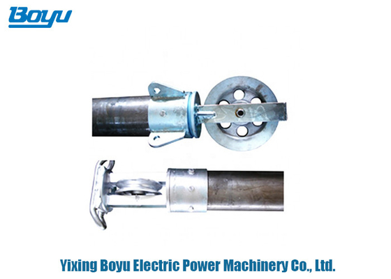 Transmission Line Stringing Tools Inner Suspended Tubular Gin Pole Derricks