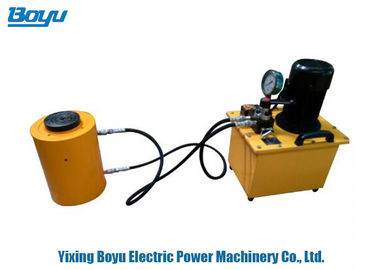 Hollow Plunger Hydraulic Cylinders Double Acting Central Solid Hydraulic Jack