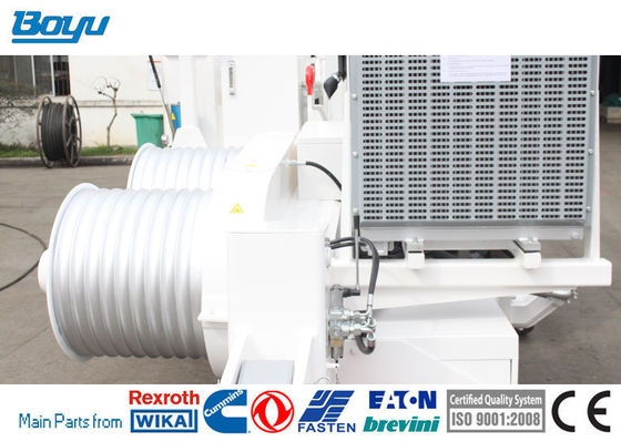 Stringing Equipment Hydraulic Puller For Power Line With Air Cooling Engine
