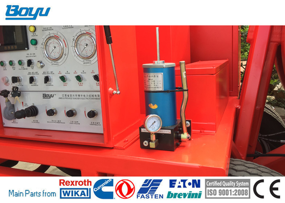 Tension Stringing Equipment Hydraulic Tensioner 1500mm Bull-wheel Diameter