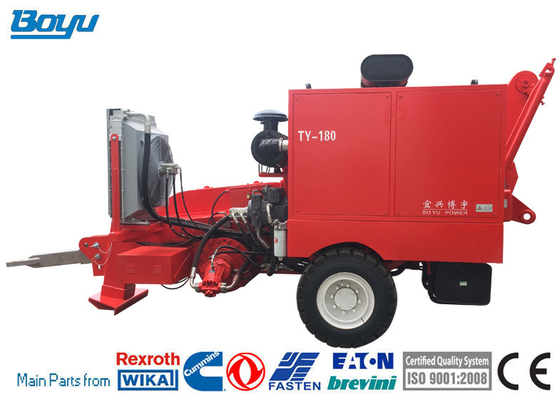 TY180 Hydraulic Puller Machine With Cummins Engine For Overhead Line